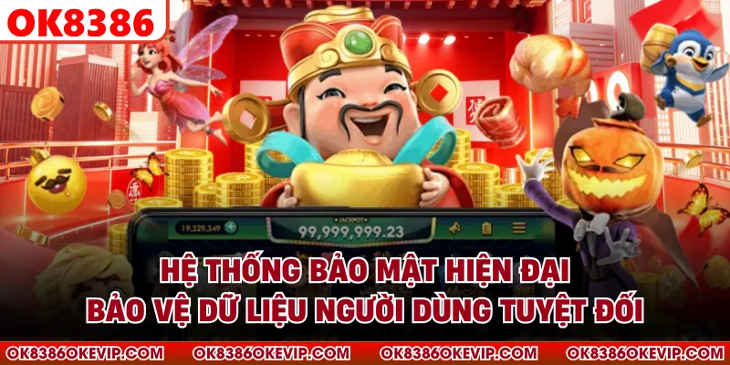 Hệ thống bảo mật hiện đại bảo vệ dữ liệu người dùng tuyệt đối
