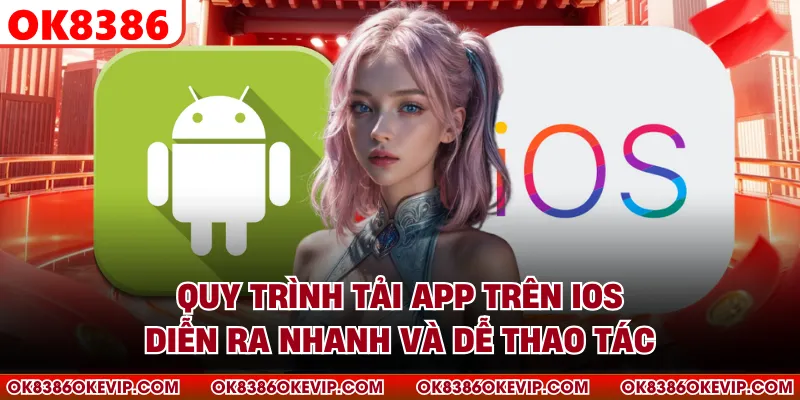 Quy trình tải app trên iOS diễn ra nhanh và dễ thao tác